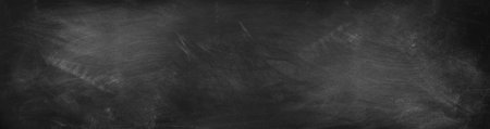 Chalk rubbed out on blackboard backgroundの写真素材
