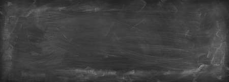Chalk rubbed out on blackboard backgroundの写真素材