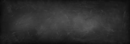 Chalk rubbed out on blackboard backgroundの写真素材