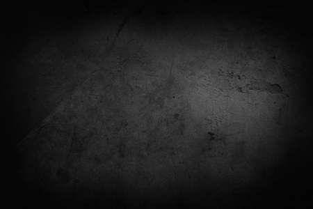 Black textured dark concrete backgroundの写真素材