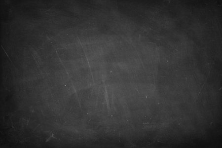 Chalk rubbed out on blackboard backgroundの写真素材