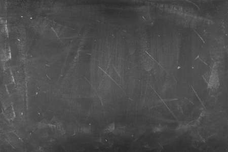 Chalk rubbed out on blackboard backgroundの写真素材