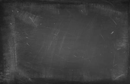 Chalk rubbed out on blackboard backgroundの写真素材