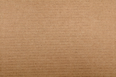 Closeup of brown cardboard textureの写真素材