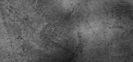 Black textured dark concrete backgroundの写真素材