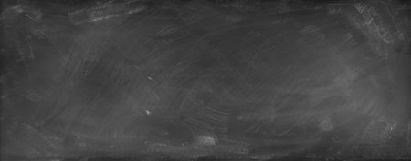 Chalk rubbed out on blackboard backgroundの写真素材