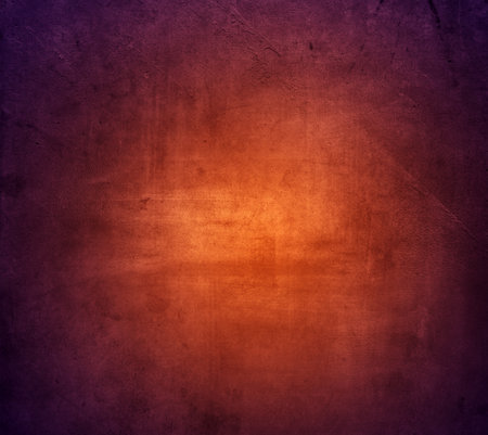 Orange textured concrete wall backgroundの写真素材