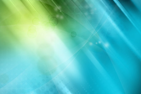 Blue green blurred abstract backgroundの写真素材