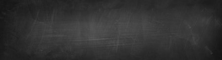 Chalk rubbed out on blackboard backgroundの写真素材