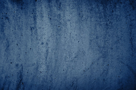 Close-up of blue textured concrete backgroundの写真素材