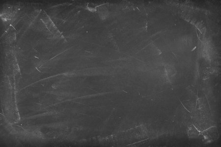 Chalk rubbed out on blackboard backgroundの写真素材