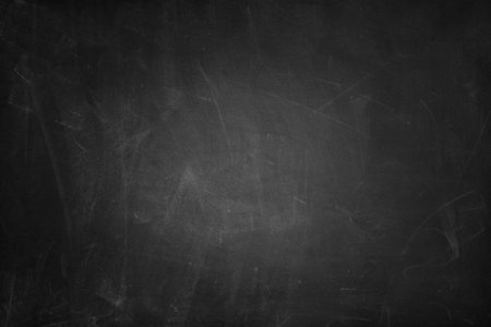 Chalk rubbed out on blackboard backgroundの写真素材
