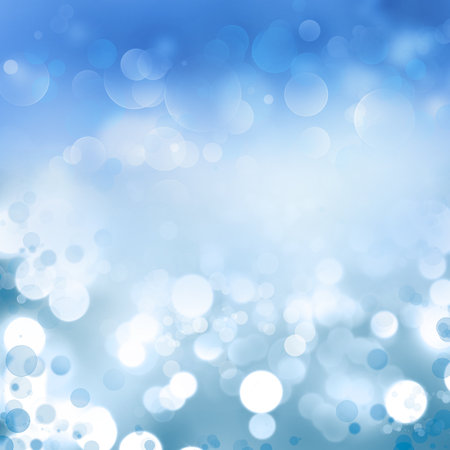 Abstract blue and white circles backgroundの写真素材