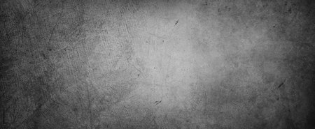 Grey concrete wall texture background. Dark edgesの写真素材