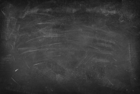 Chalk rubbed out on blackboard backgroundの写真素材