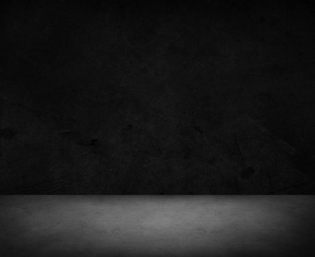 Empty grey concrete floor and wallの写真素材