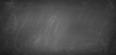 Chalk rubbed out on blackboard backgroundの写真素材