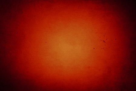 Orange textured concrete wall backgroundの写真素材