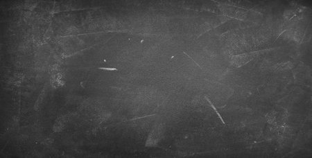 Chalk rubbed out on blackboard backgroundの写真素材