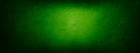 Wide green textured concrete background. Dark edgesの写真素材