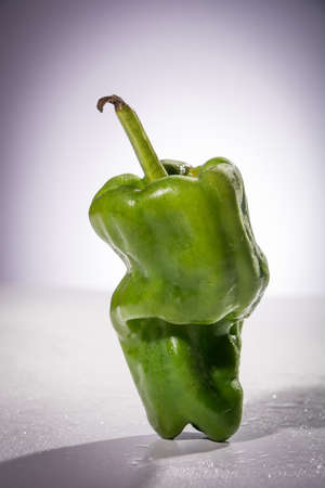 cayenne pepper hot pepper paprika chilliの写真素材