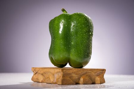 green bell pepperの写真素材