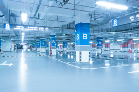 Underground parkingのeditorial素材