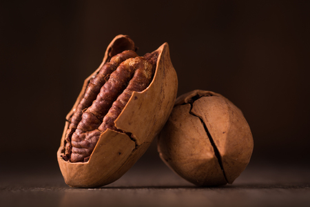 Pecan nutsの写真素材