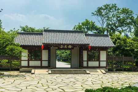 Chinese ancient house building.のeditorial素材