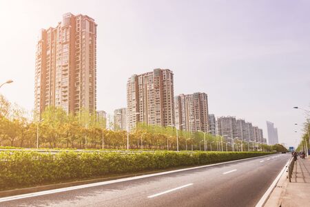 The century avenue of street sceneの写真素材