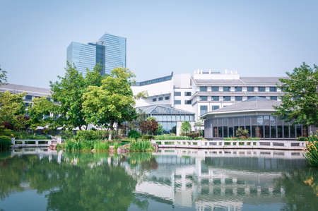 Modern office buildingのeditorial素材