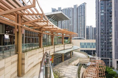 exterior of modern buildingsの写真素材