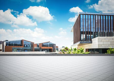 Large modern office buildingのeditorial素材
