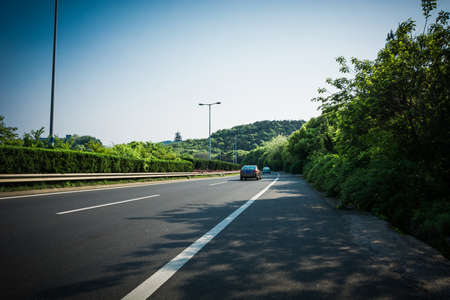 Summer Country Roadのeditorial素材