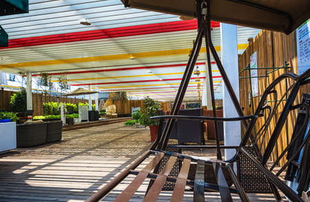 Hotel lobby interiorのeditorial素材