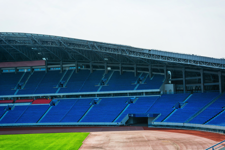 Soccer football field stadiumのeditorial素材