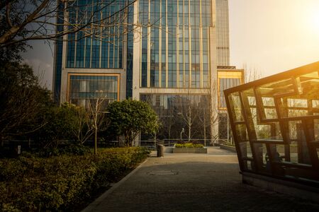 modern business center