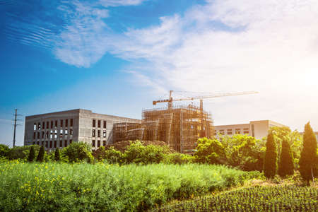 construction silhouetteのeditorial素材