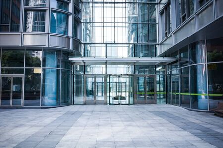 empty hall in the modern office buildingのeditorial素材