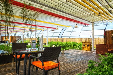 Hotel lobby interiorのeditorial素材