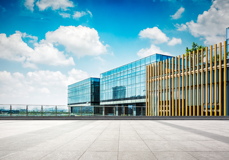 Large modern office buildingの写真素材