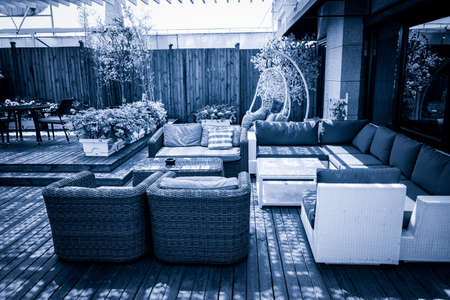 Hotel lobby interiorの写真素材