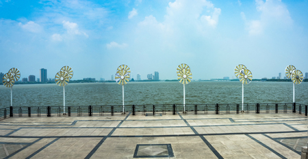 Park in the cityの写真素材