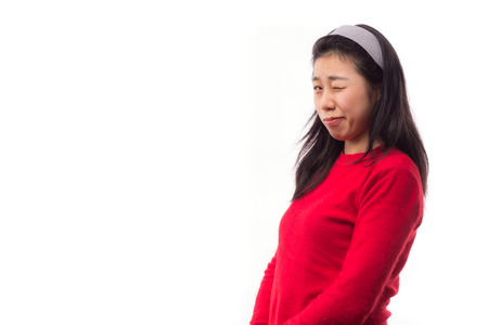 portrait of chinese womanの写真素材