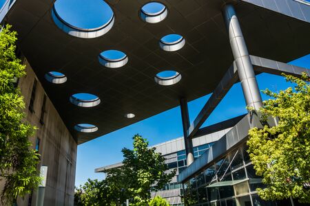 Abstract view of a skyscraperのeditorial素材