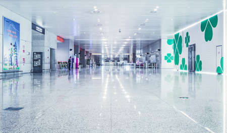 interior of the modern building