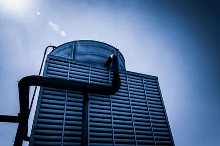 Cooling tower close upの写真素材