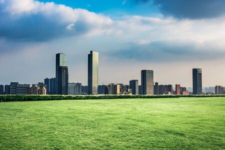 high rise buildings in the cityの写真素材