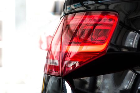 Back light sports carのeditorial素材