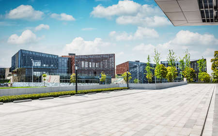 The modern office buildingの写真素材